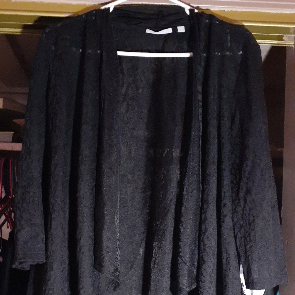 Black Lace Cardigan